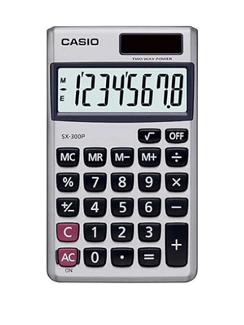 Calculadoras Casio - Portatil SX 300p