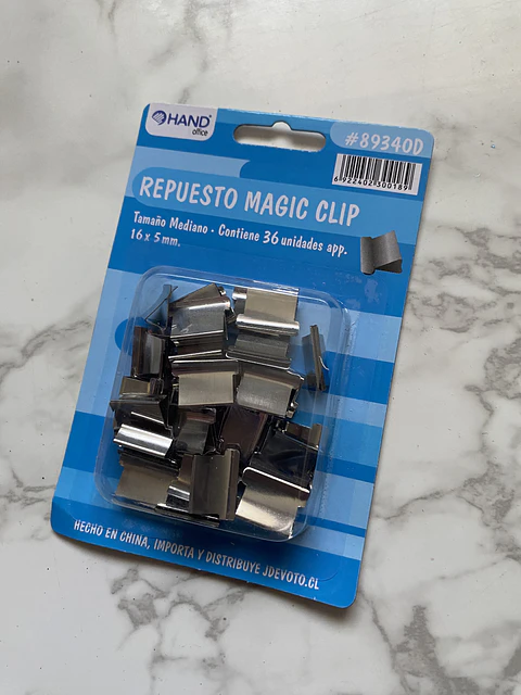 Repuesto Magic clip 16x5mm Mediano