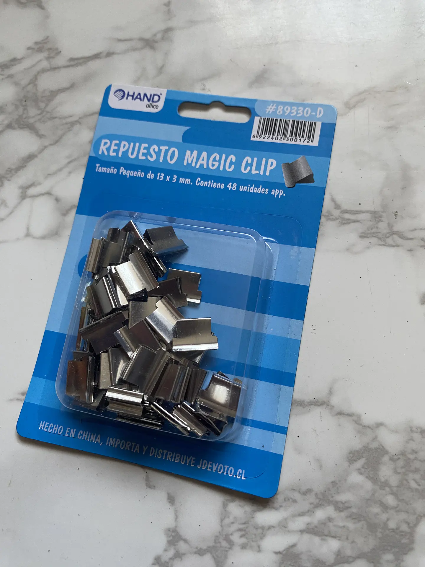 Repuesto Magic clip 13 × 3 mm pequeño  1