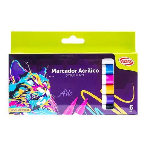 Marcadores Acrílicos Adix