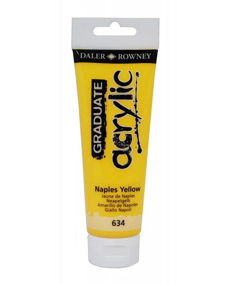 Acrílico Daler-Rowney Naples Yellow 634 