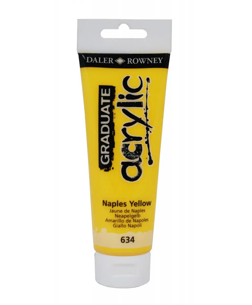 Acrílico Daler-Rowney Naples Yellow 634  1
