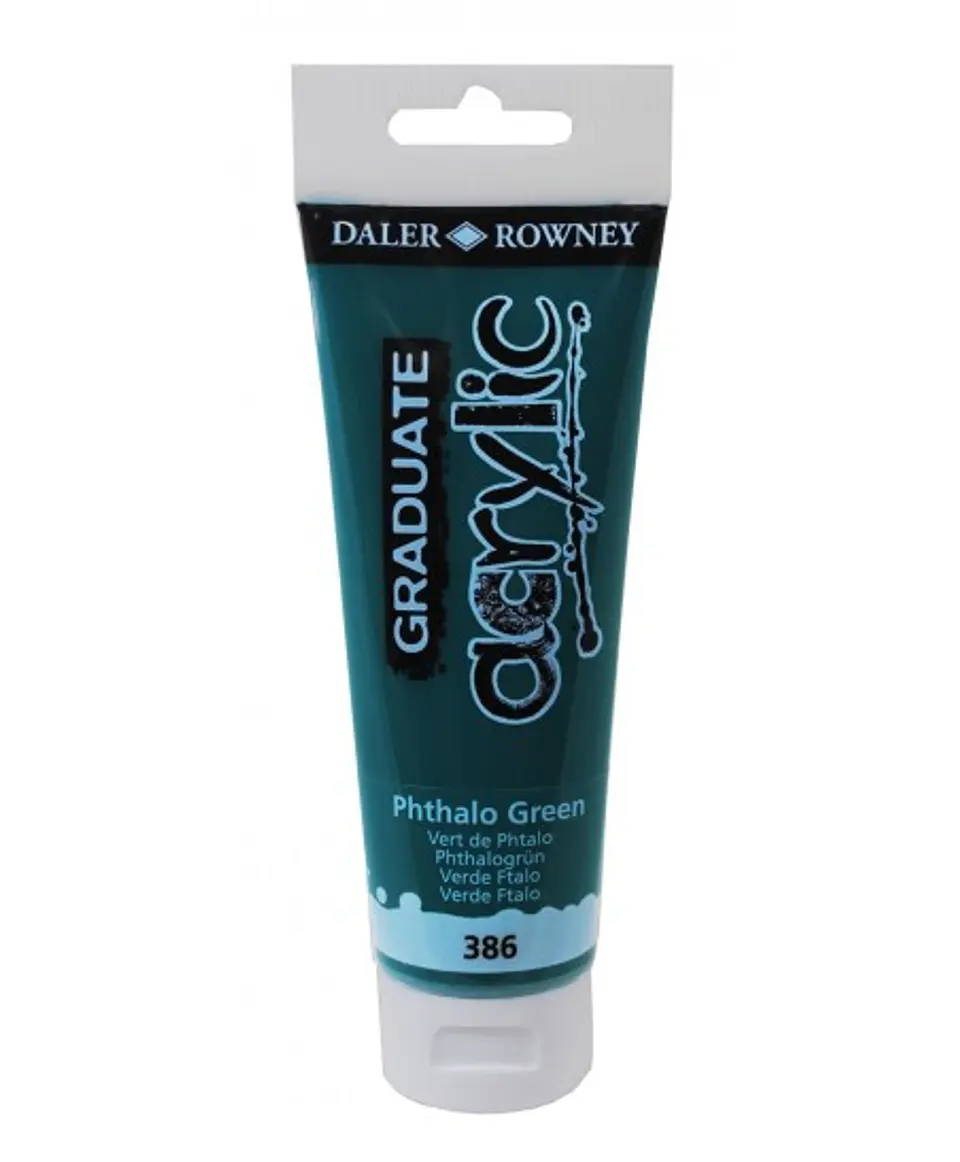 Acrílico Daler-Rowney Phthalo Green 386  1