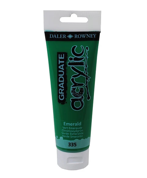 Acrílico Daler-Rowney Emerald 335 120ml