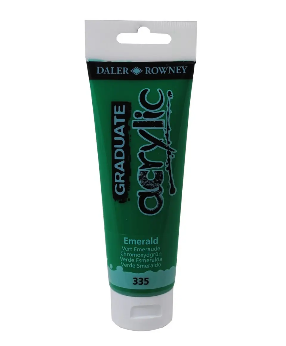 Acrílico Daler-Rowney Emerald 335 120ml 1