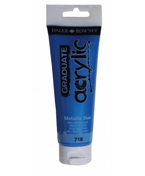 Acrílico Daler-Rowney Metallic Blue 718 