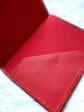 Carpeta eco cuero oficio roja  - Miniatura 4