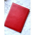 Carpeta eco cuero oficio roja  1