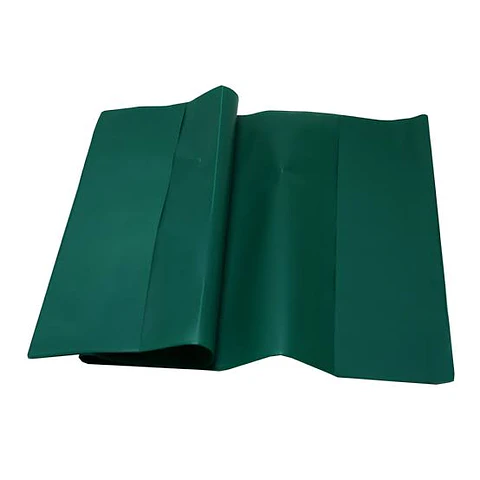 forro college verde oscuro plástico grueso 