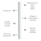 2 Repuesto Borrador Goma Tipo Lapiz Pentel Clic Eraser 2