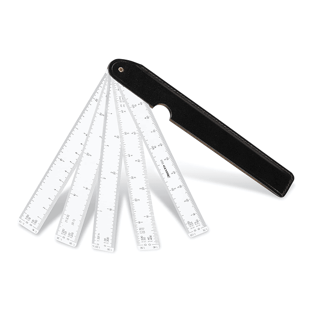 Escalimetro plegable abanico