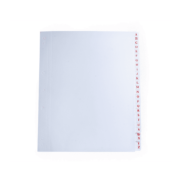 separador carta abecedario 