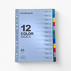 Separador plástico carta 12 separaciones  2