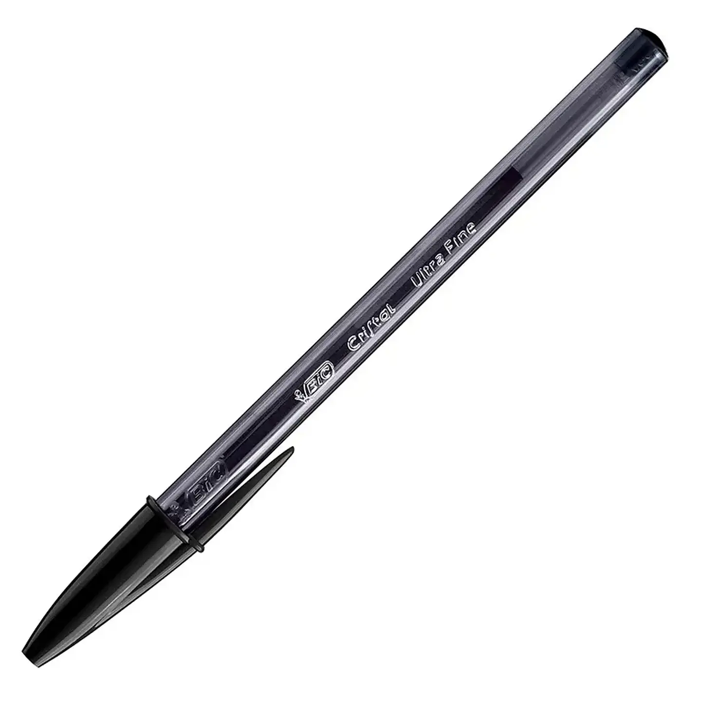 Lápiz Pasta BIC Cristal Punta Ultrafina 0.7 mm negro 2