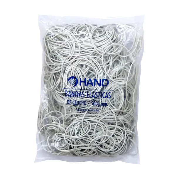 Elásticos De Caucho Bolsa 500gr Hand