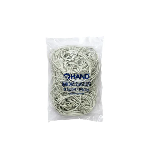 Elásticos De Caucho Bolsa 100gr Hand