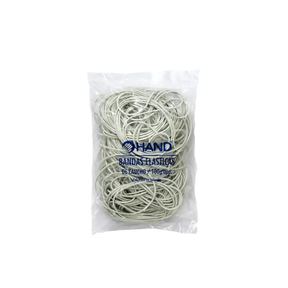 Elásticos De Caucho Bolsa 100gr Hand 1