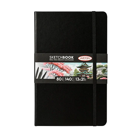 Sketchbook Artel 13X21 Negro Artel