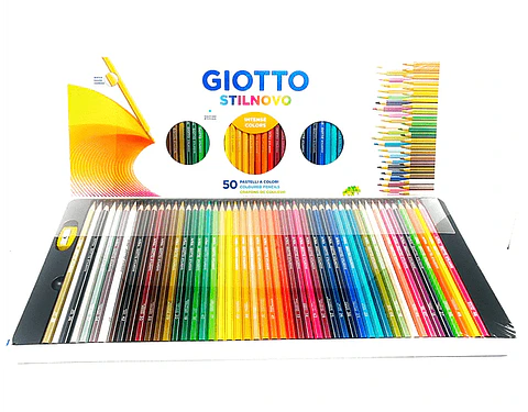 LÁPICES STILNOVO GIOTTO 50 COLORES
