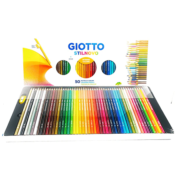 LÁPICES STILNOVO GIOTTO 50 COLORES 1