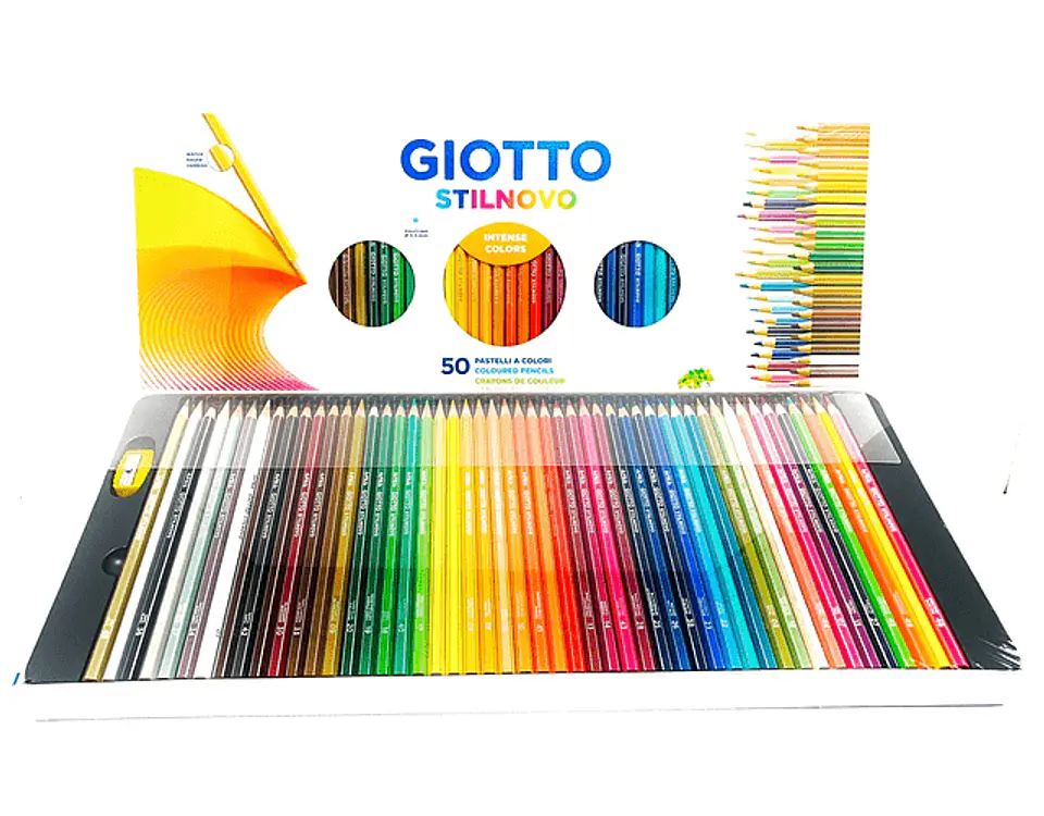 LÁPICES STILNOVO GIOTTO 50 COLORES 1