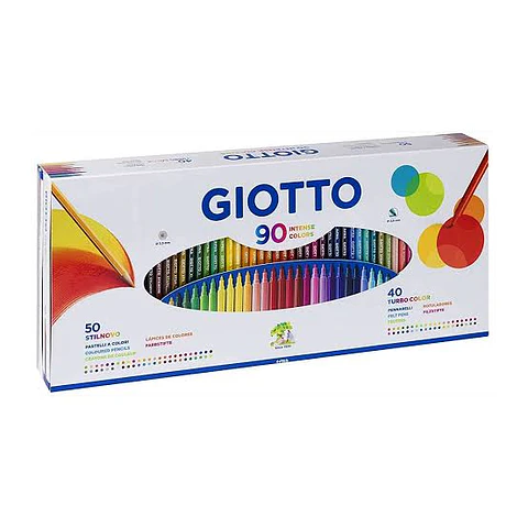Giotto Colores Intensos (90 Colores) / 50 Stilnovo + 40 Turbocolor