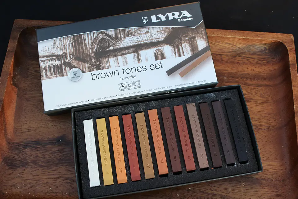 Set Pastel seco Lyra Brown tones  1