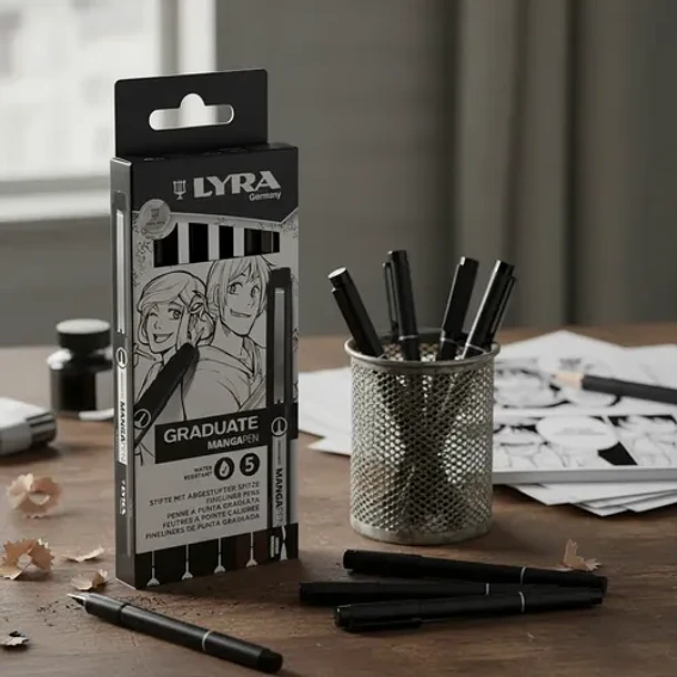 Lyra Graduate - Set 8 Tiralíneas Manga Pen 3