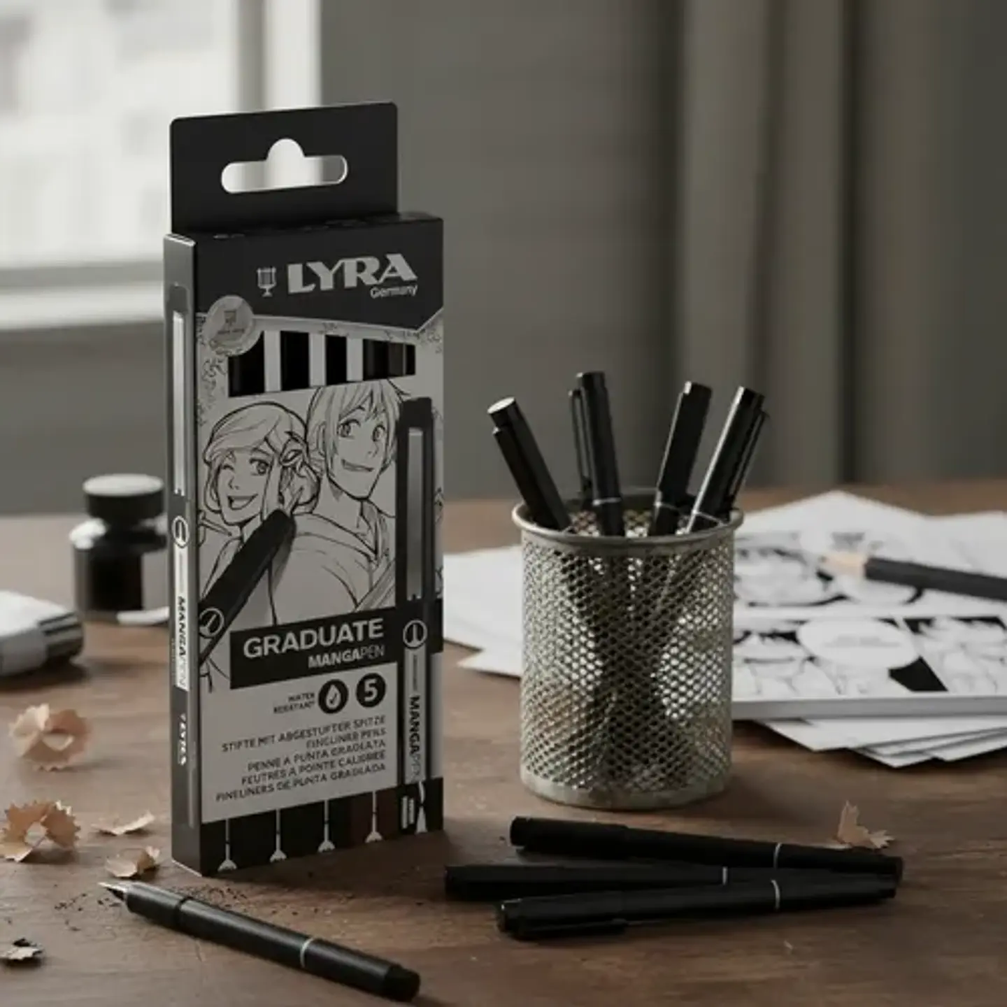 Lyra Graduate - Set 8 Tiralíneas Manga Pen 3