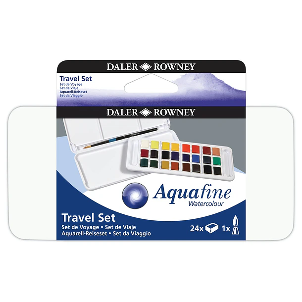 Acuarelas de viaje Aquafine Set 24