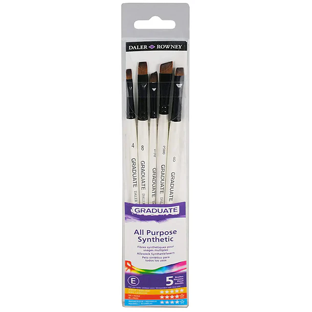 Set pinceles Planos Graduate 