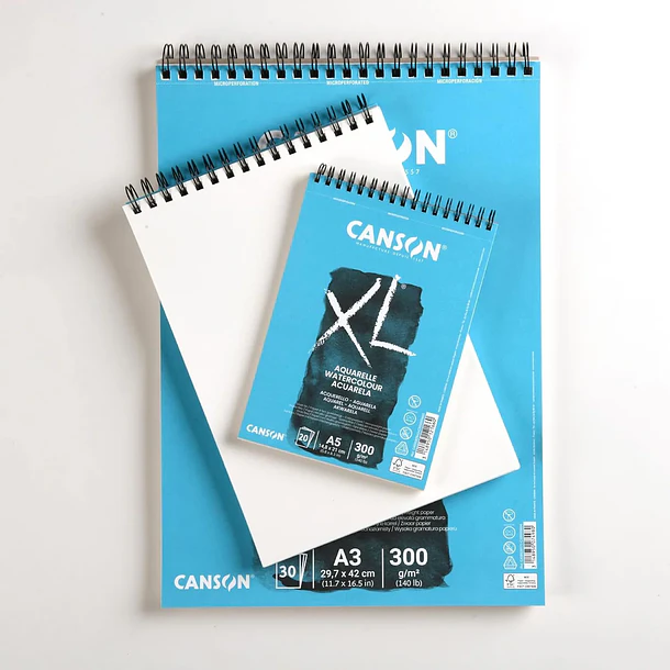Croquera Acuarela Canson XL Aquarelle 300gr A5  2