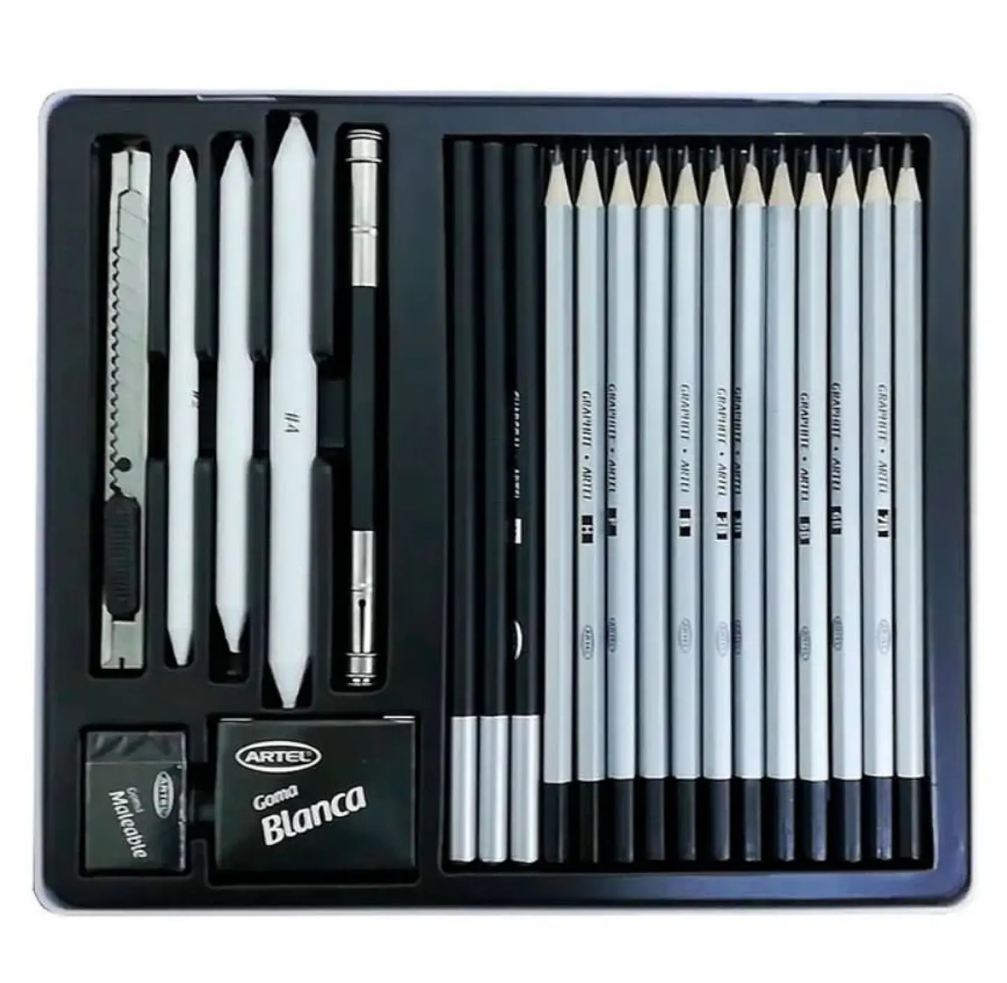 Set De Dibujo Artístico Para Croquis Y Esbozo Artel 2