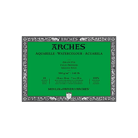 Block Arches 18x26cm 300gr grano fino 