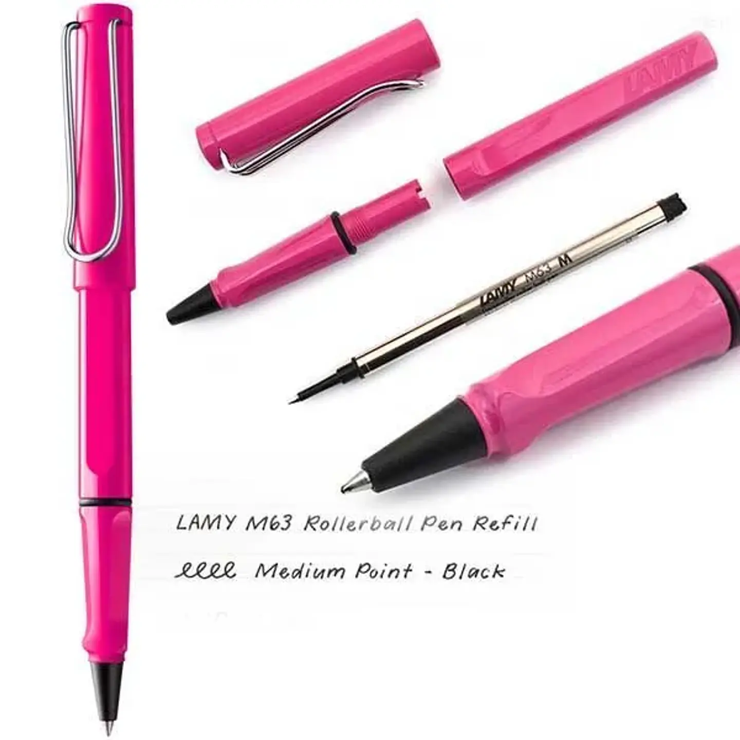 Rollerballs lamy safari pink m 2
