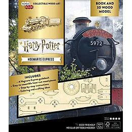 Incredibuilds: Harry Potter: Hogwarts Express Book And 3D Wood Model: A Behind-The-Scenes Guide To The Magical Train (Libro En Inglés)