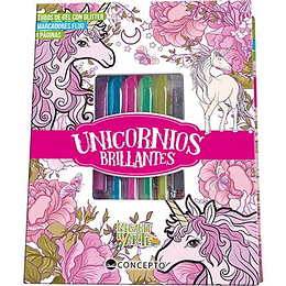 Unicornios Brillantes. Megakit De Arte