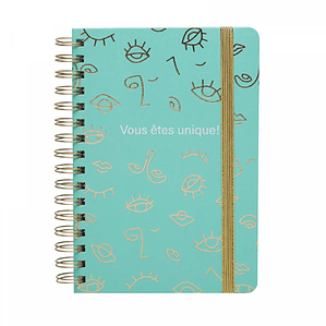 Libreta Espiralada Mooving Paris 80Hjs Lineado (A5)