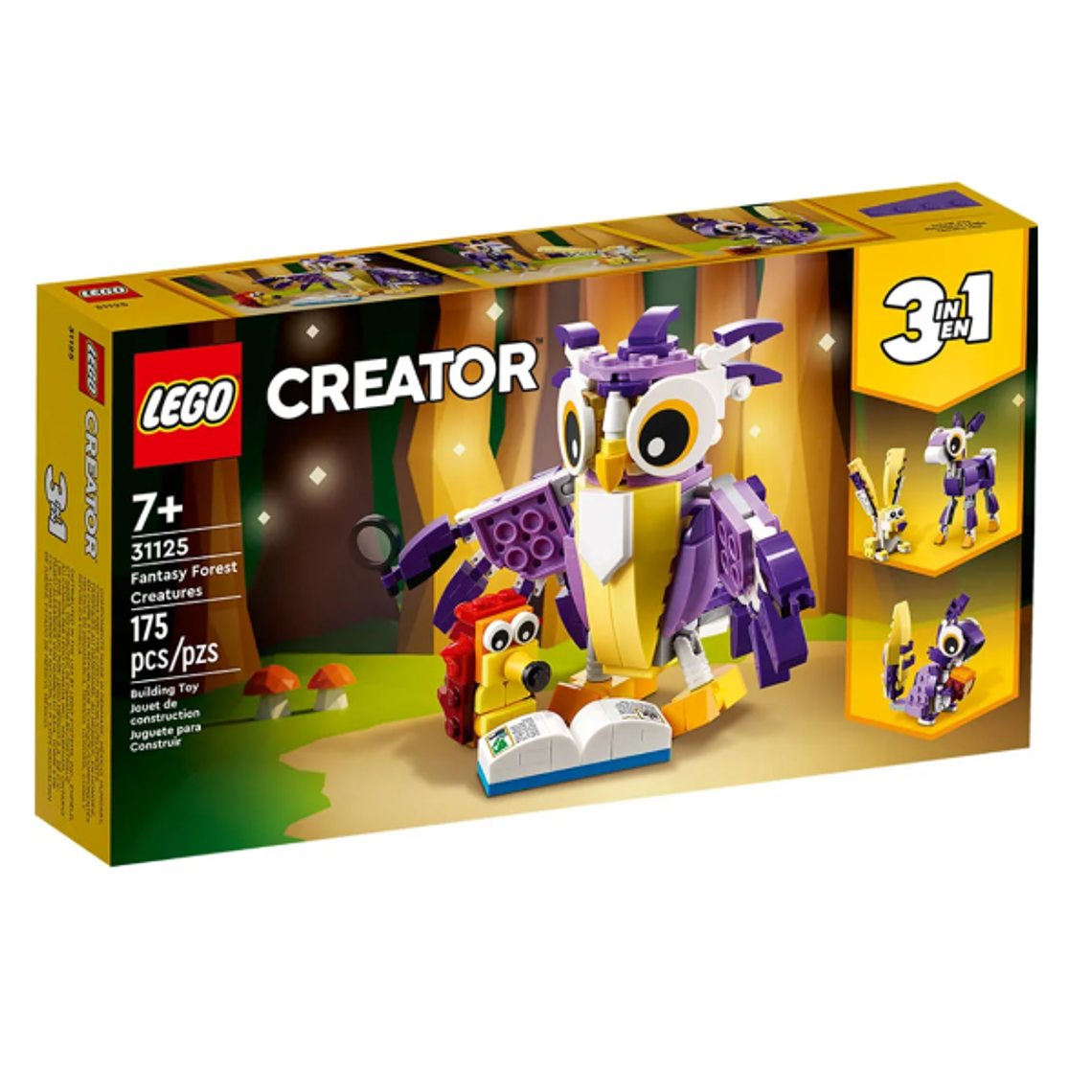 Lego 31125 Creator Criaturas Fantásticas Del Bosque 1