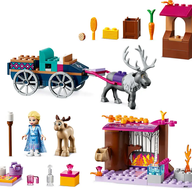 Lego 41166 Aventura En Carreta De Elsa 3