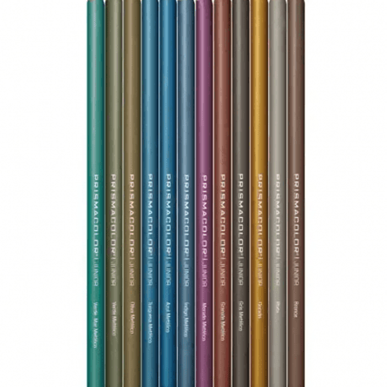 Lápices de Colores Prismacolor Junior Metálicos Set de 12 2