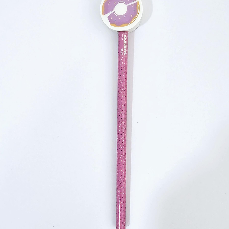 LÁPICES CON GOMA 2D DONUT 3