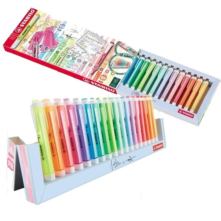 Stabilo swing cool 18 colores 1