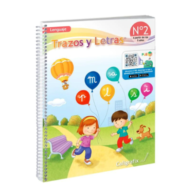 Libro Pre Escolar Trazos Y Letras N°2 Caligrafix