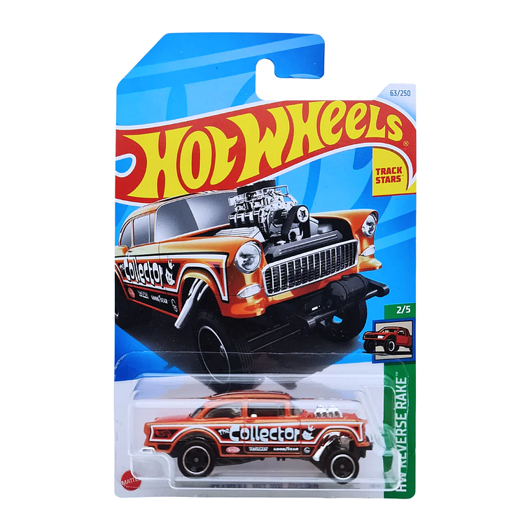 Hot Wheels '55 Chevy Bel Air Gasser HW Reverse Rake HTB90 053/250 1
