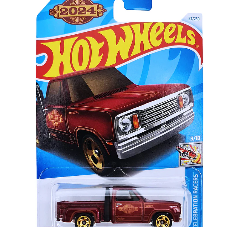Hot Wheels '78 Dodge Li'l Red Express Pickup HW Celebration Racers HRY97 053/250 1