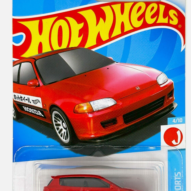 Hot Wheels '92  Honda Civic EG  HW J-IMPORTS 4/10 95/250 HTC43 1