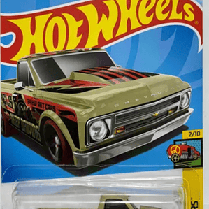 Hot Wheels '67 Chevy C10 HW ART CARS 2/10 83/250 HTB72