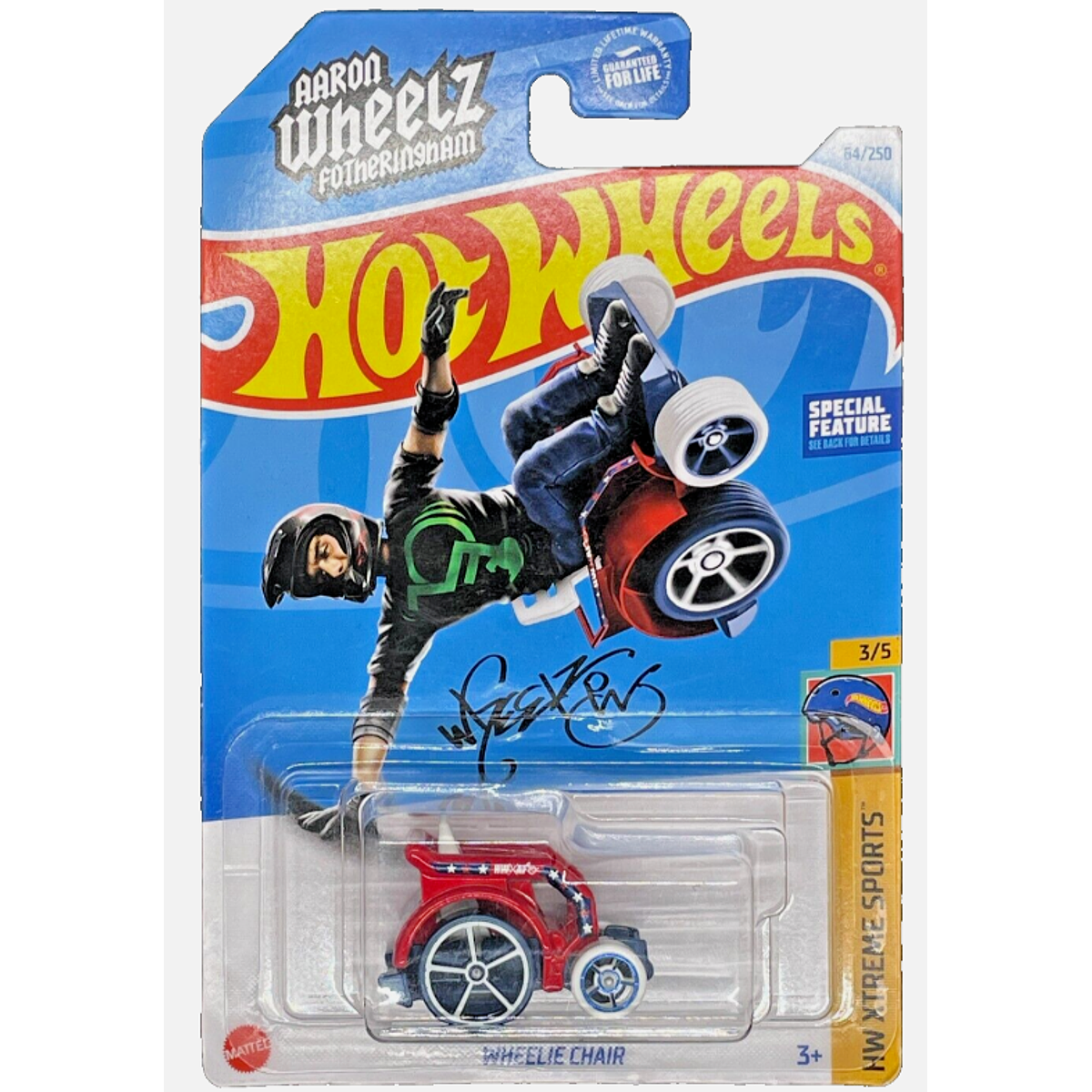 Hot Wheels Wheelie Chairs HX XTREME SPORTS 3/5 64/250 Aaron