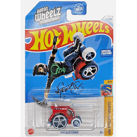 Hot Wheels Wheelie Chairs HX XTREME SPORTS 3/5 64/250 Aaron Wheelz HTB98